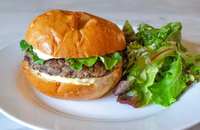 Beet & Black Bean Burger